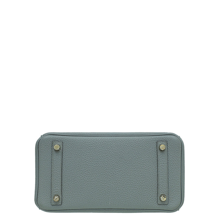 Hermes Gris Mouette Birkin 25 Bag