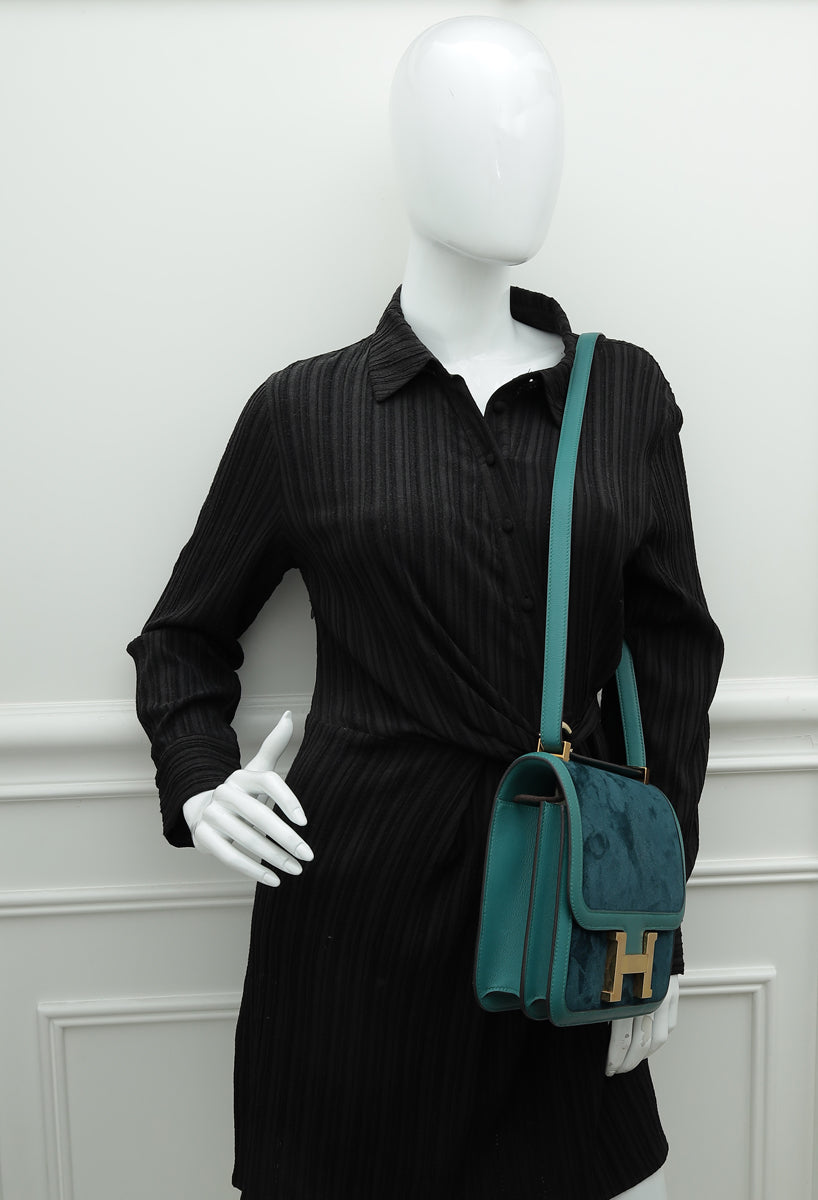 Top quality Hermes Bicolor Constance 24 Veau Doblis Bag