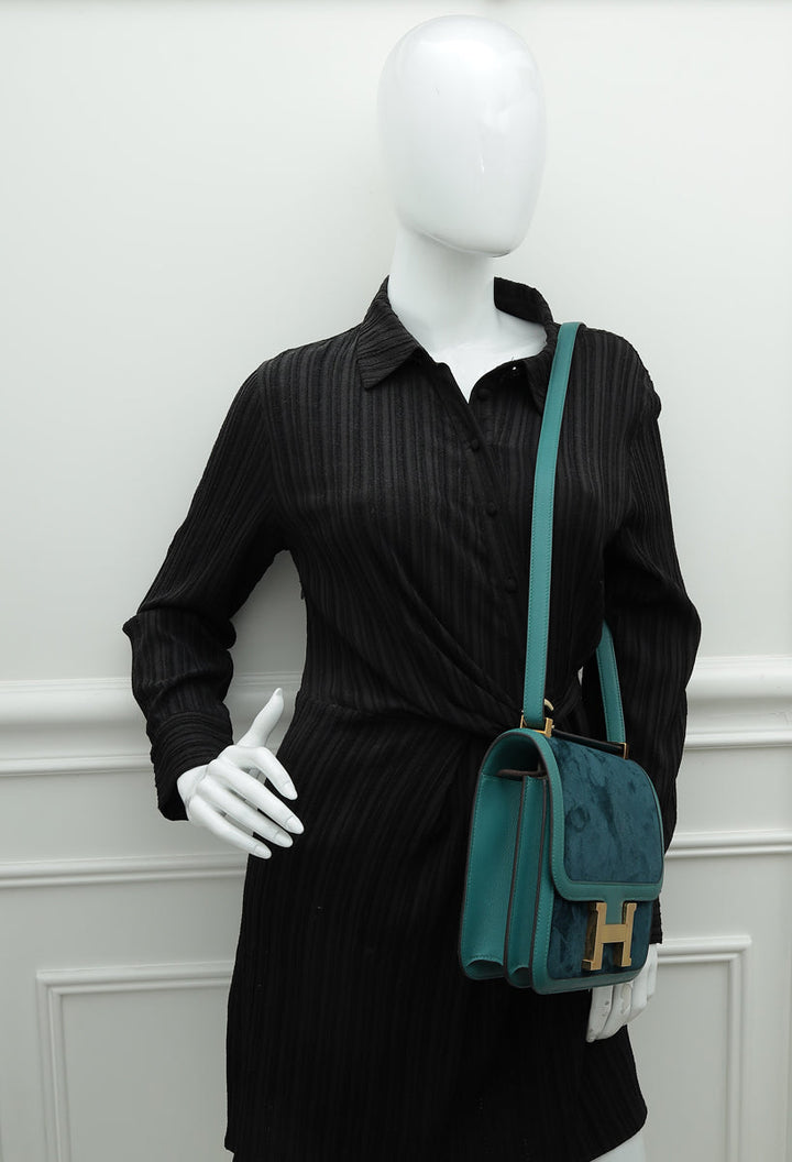 Top quality Hermes Bicolor Constance 24 Veau Doblis Bag