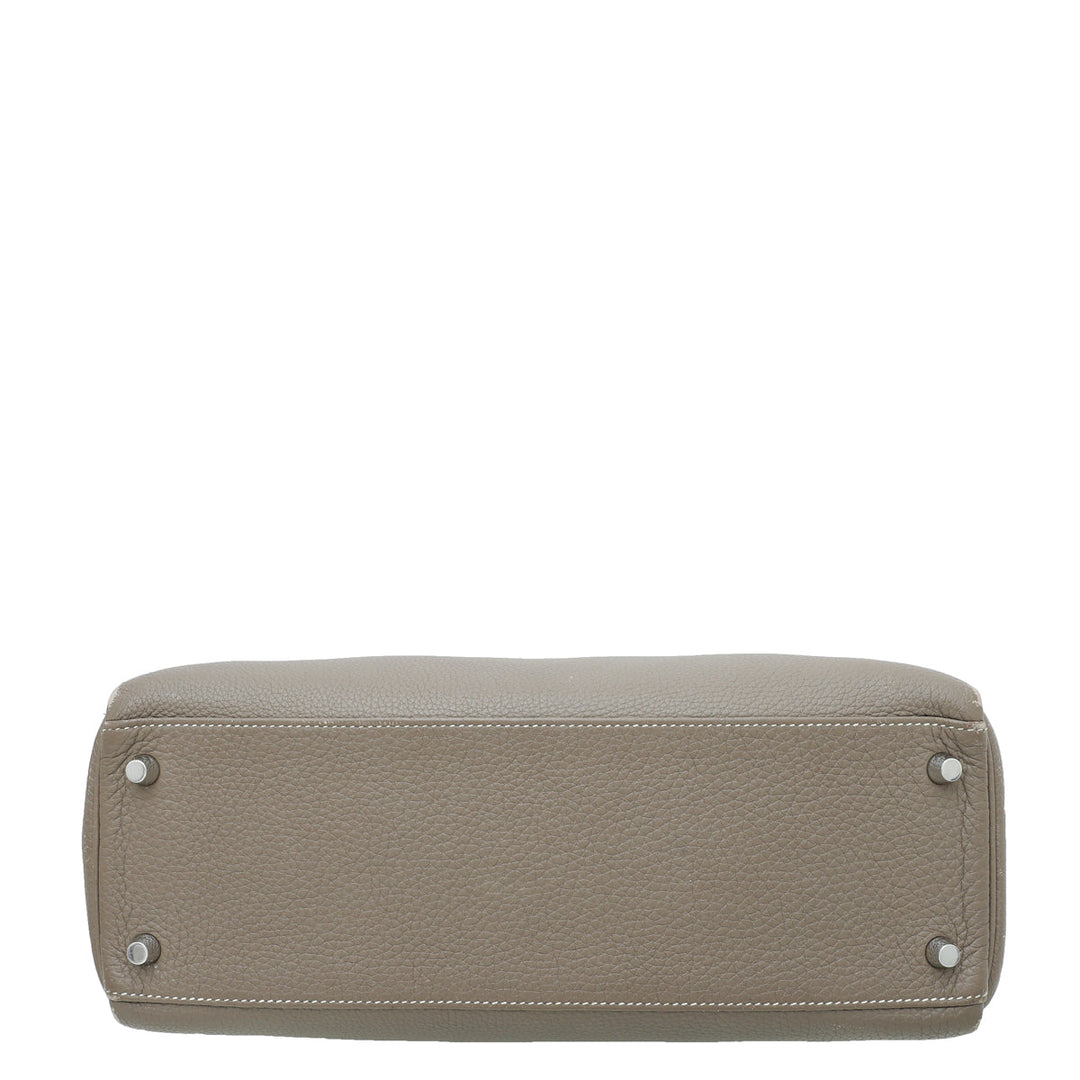 Hermes Etoupe Kelly 32 Bag