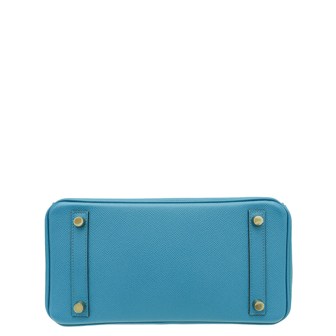 Hermes Bleu Izmir Birkin 25 Bag