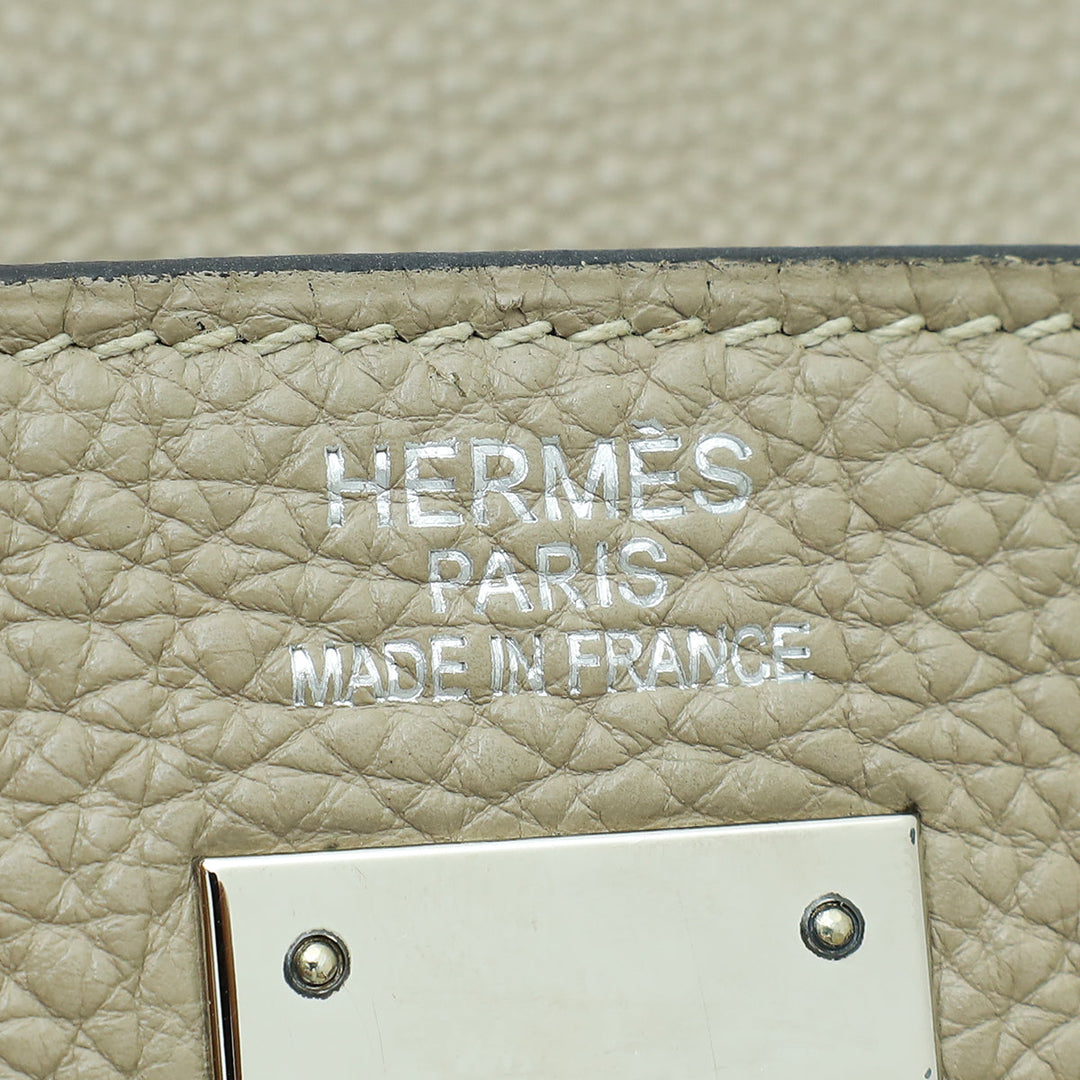 Top quality Hermes Gris Tourterelle Retourne Kelly 35 Bag