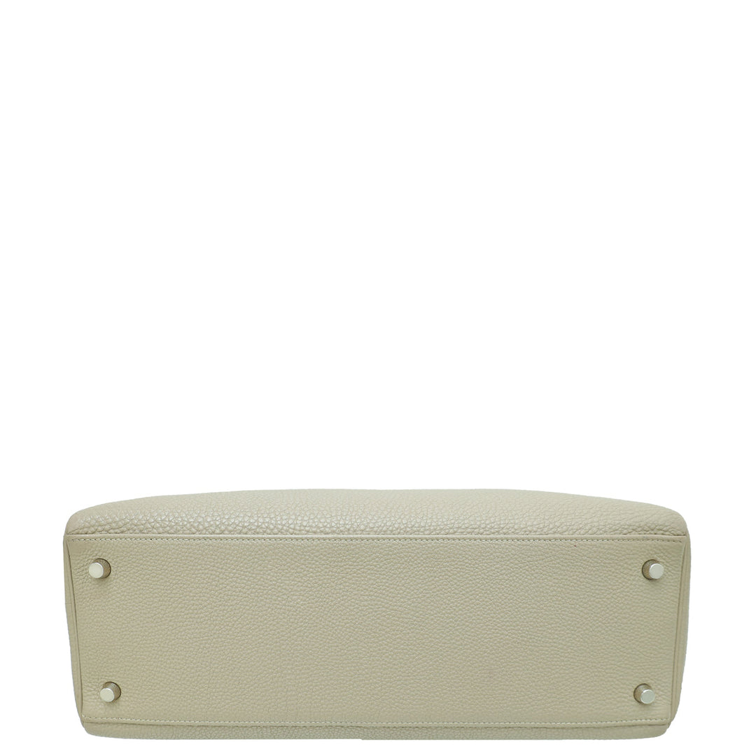 Top quality Hermes Gris Tourterelle Retourne Kelly 35 Bag