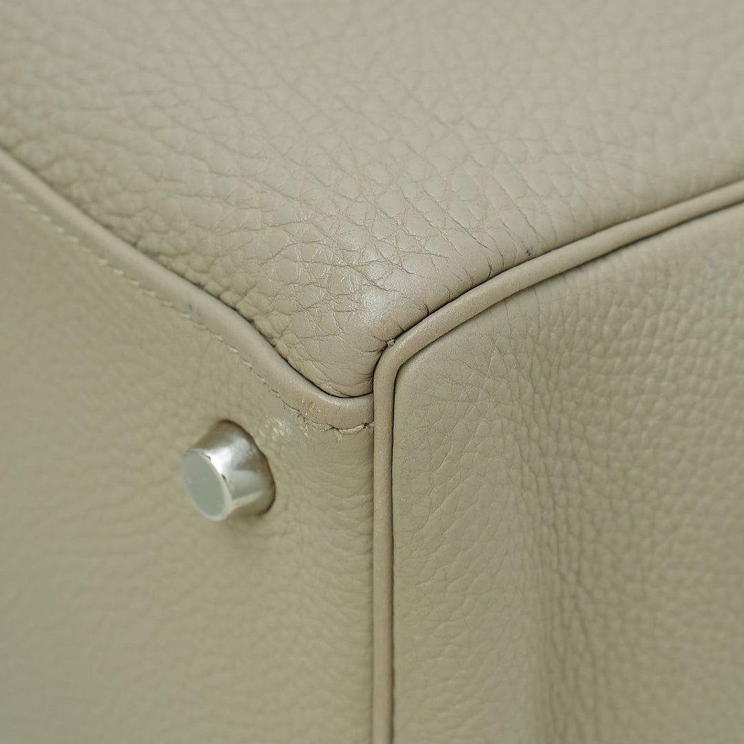 Top quality Hermes Gris Tourterelle Retourne Kelly 35 Bag