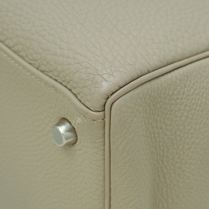 Top quality Hermes Gris Tourterelle Retourne Kelly 35 Bag
