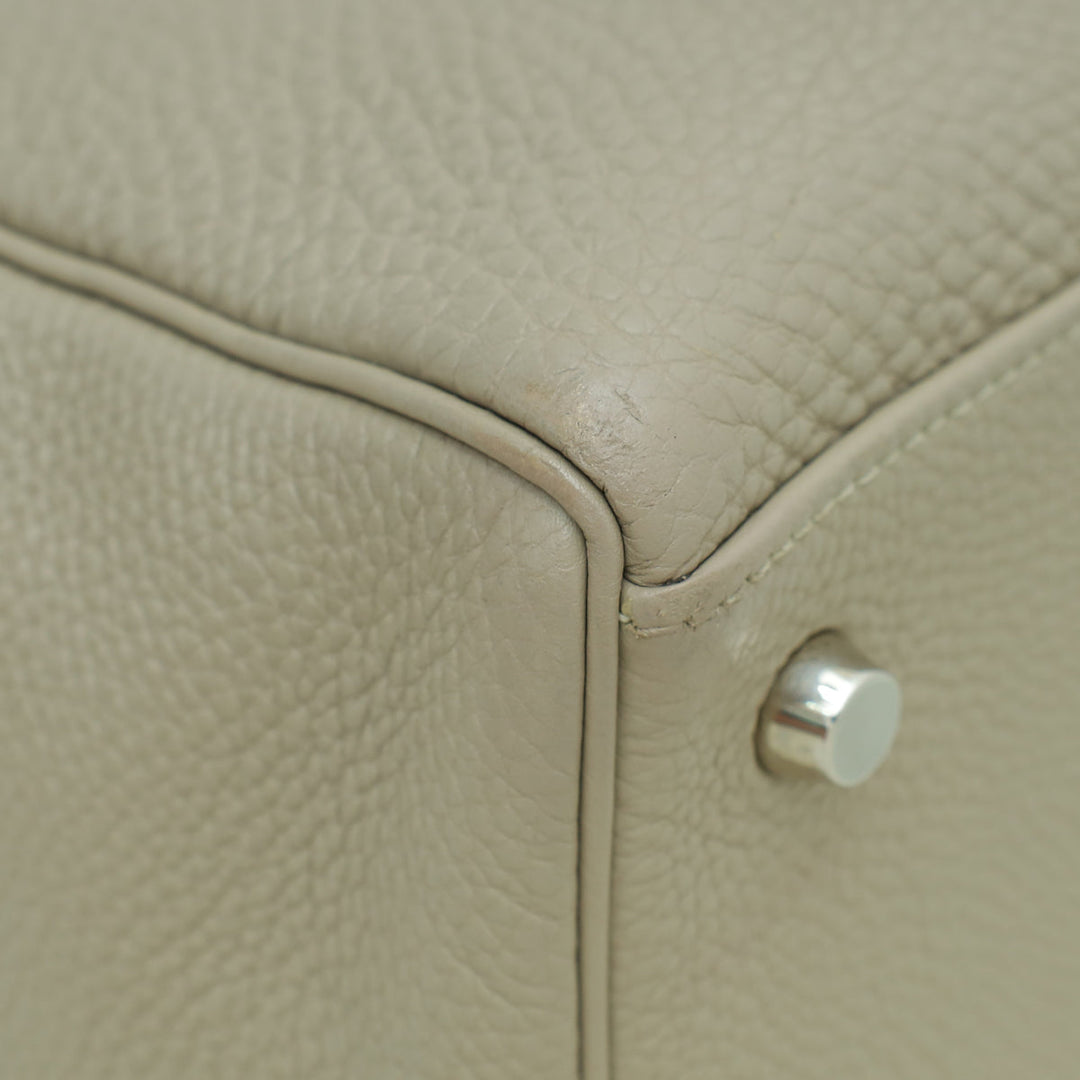 Top quality Hermes Gris Tourterelle Retourne Kelly 35 Bag