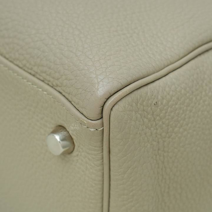 Top quality Hermes Gris Tourterelle Retourne Kelly 35 Bag