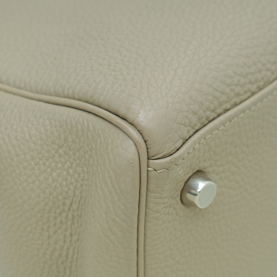 Top quality Hermes Gris Tourterelle Retourne Kelly 35 Bag