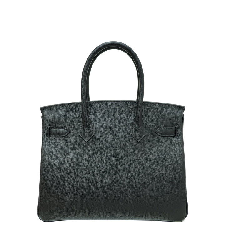 Hermes Noir Birkin 30 Bag