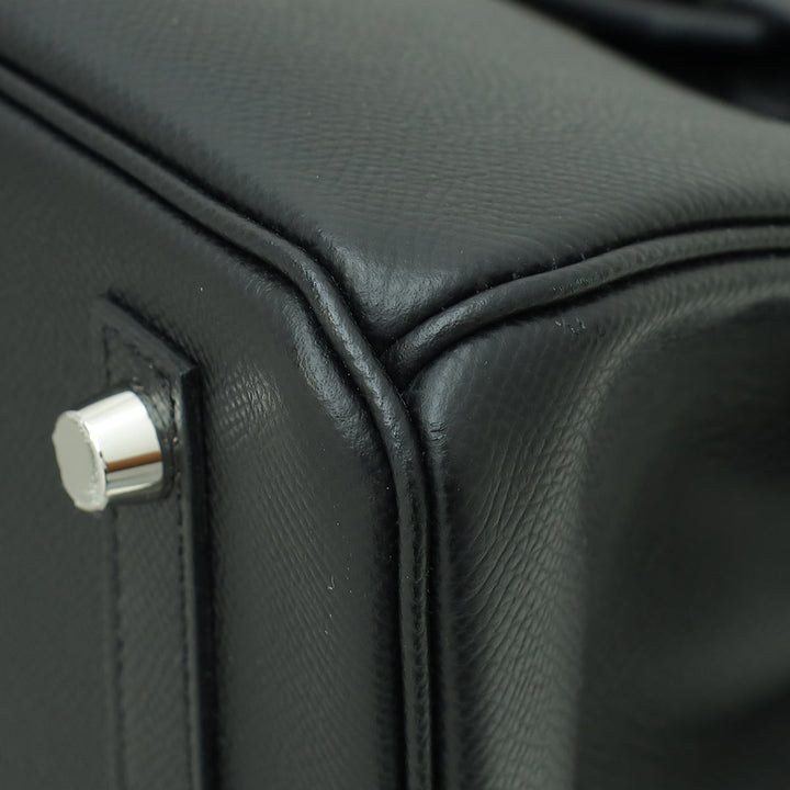 Hermes Noir Birkin 30 Bag
