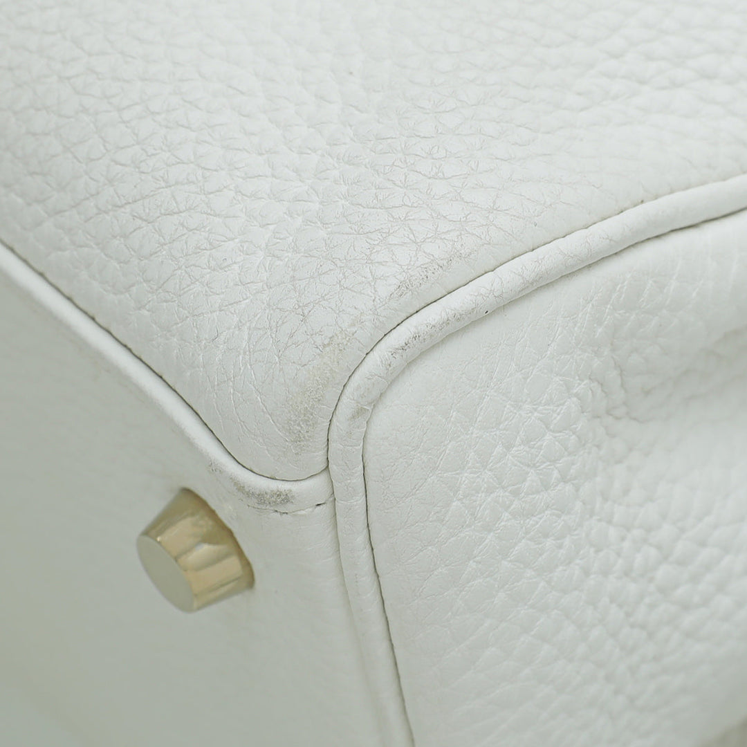 Hermes Blanc 42 JPG Birkin Bag