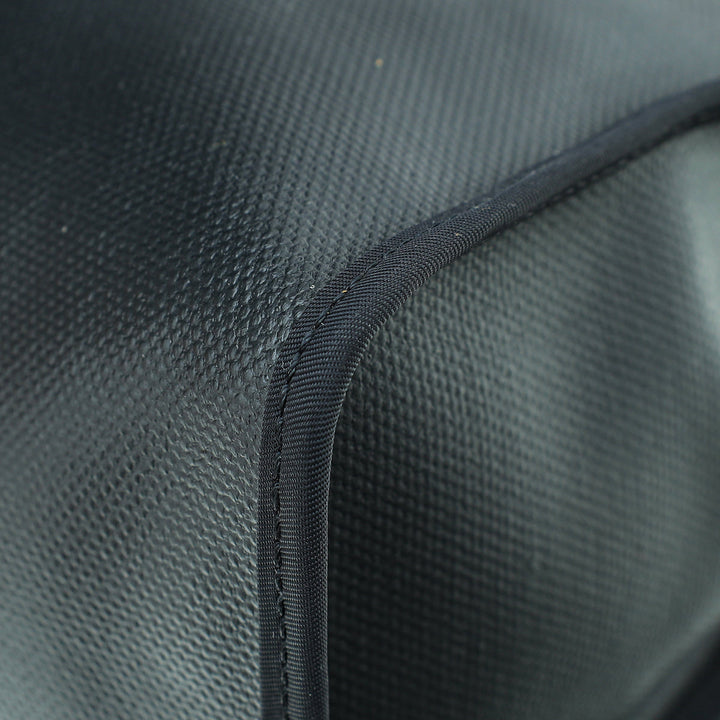 Hermes Noir Herbag PM Toile H Berline Vache Hunter Bag