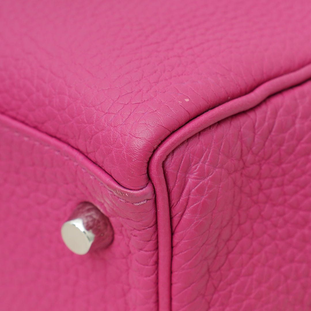 Hermes Rose Pourpre Retourne Kelly 28 Bag
