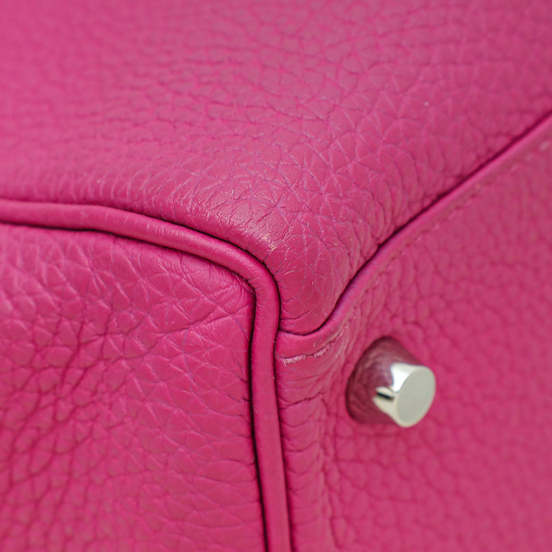 Hermes Rose Pourpre Retourne Kelly 28 Bag