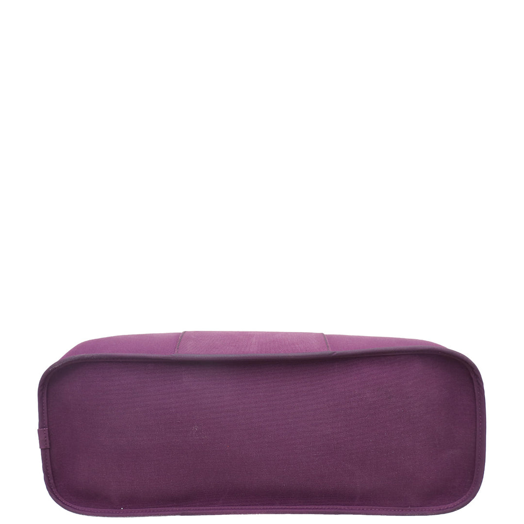 Hermes Cassis Toile Cabag 39 Bag