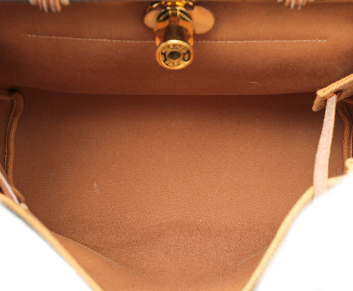 Top quality Hermes Bicolor Vache Hunter Herbag Zip 31 PM Bag