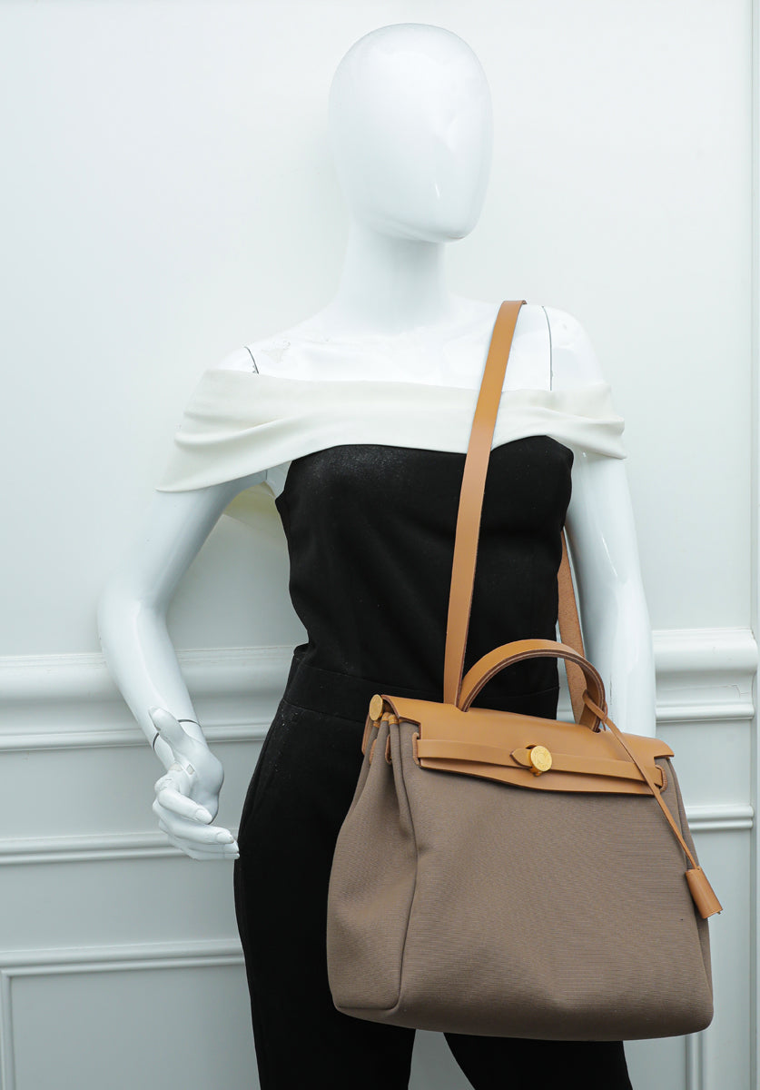 Top quality Hermes Bicolor Vache Hunter Herbag Zip 31 PM Bag