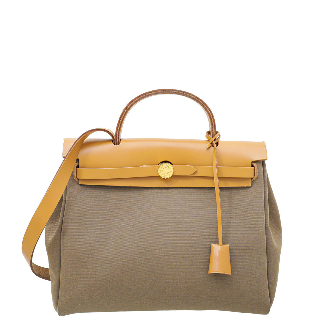 Top quality Hermes Bicolor Vache Hunter Herbag Zip 31 PM Bag