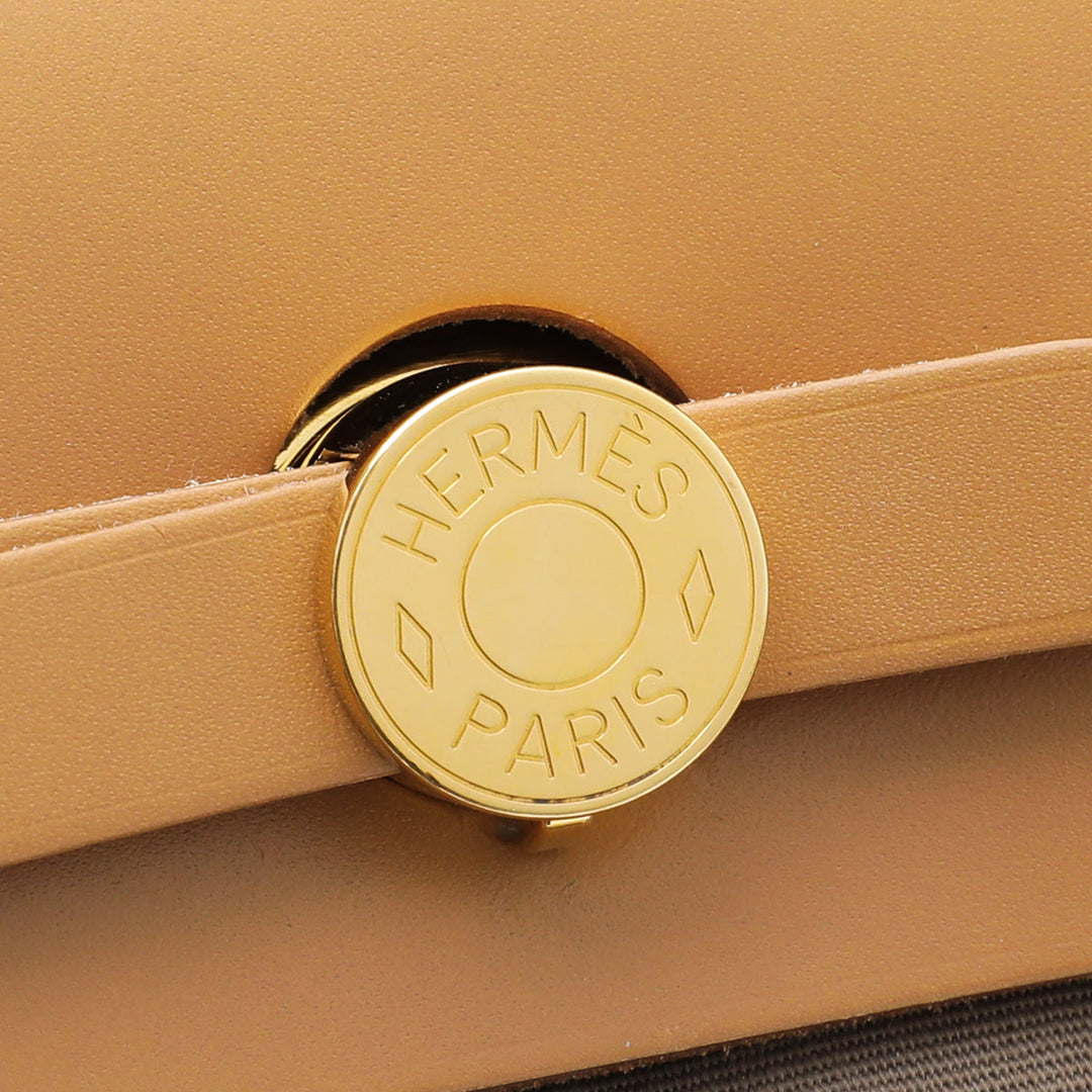 Top quality Hermes Bicolor Vache Hunter Herbag Zip 31 PM Bag
