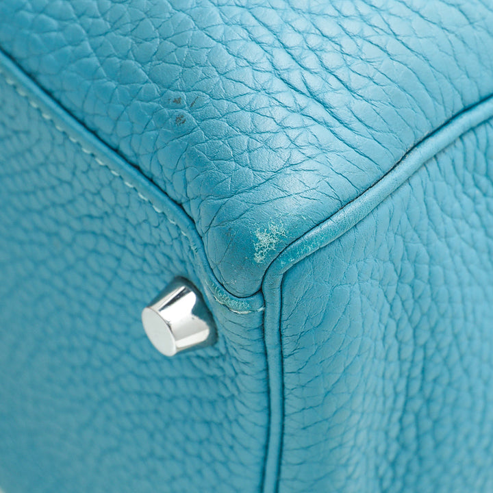 Hermes Bleu Jean Kelly 35 Bag