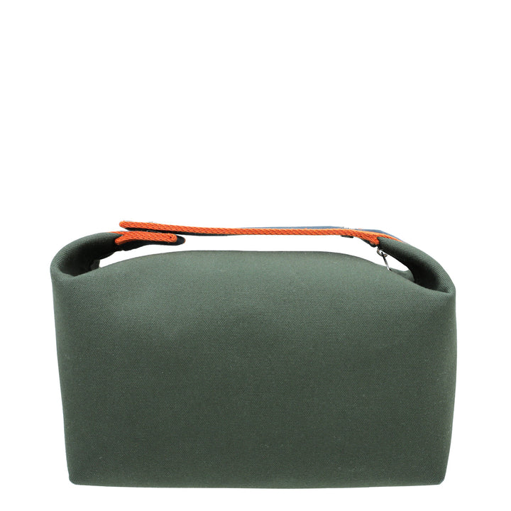 Hermes Vert Foret Bride-A-Brace Large Case Pouch