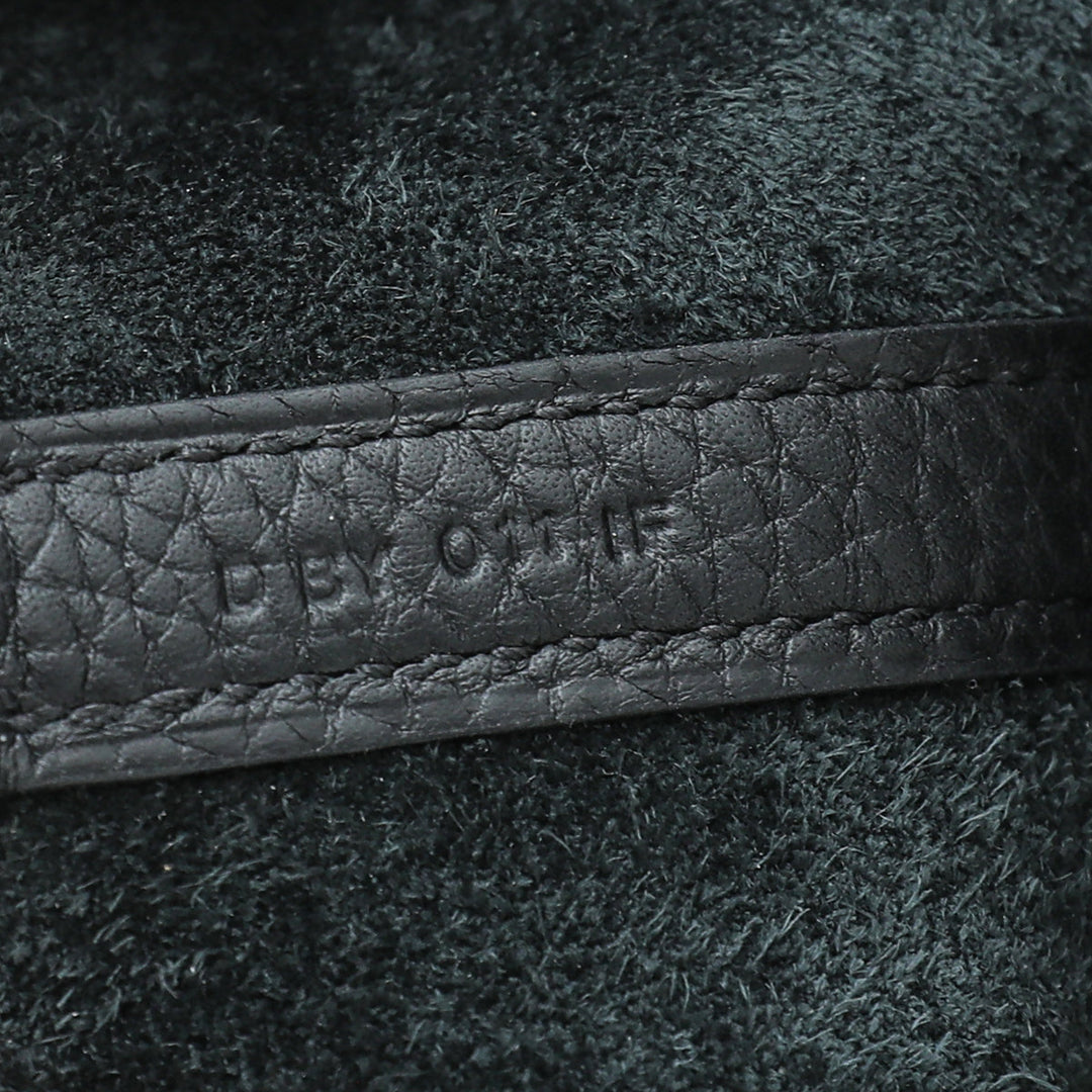 Hermes Noir Alligator Mat Handle Picotin Lock 18 Bag
