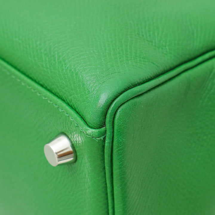 Hermes Vert Bengale Retourne Kelly 35 Bag