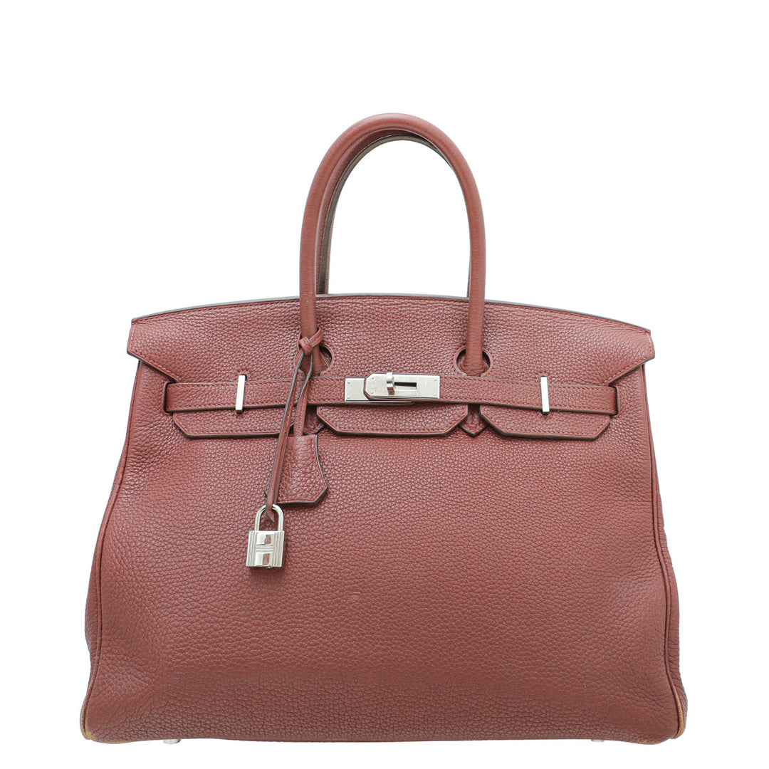 Hermes Cuivre Birkin 35 Bag