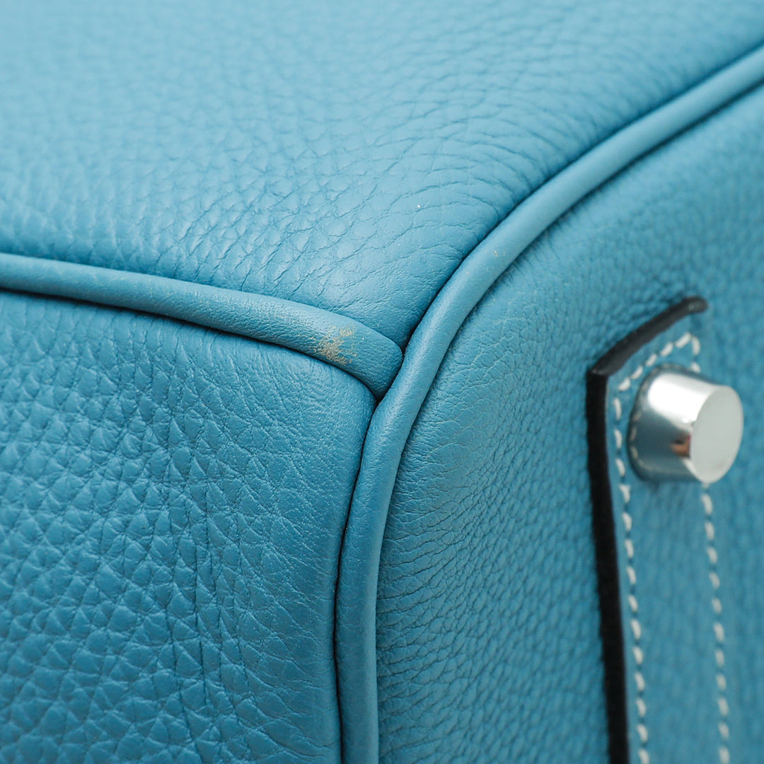 Hermes Blue Jeans Birkin 35 Bag