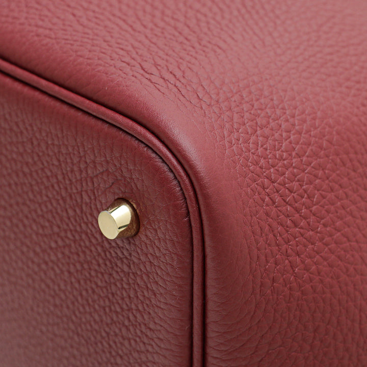 Hermes Rouge H Picotin Lock 22 Bag