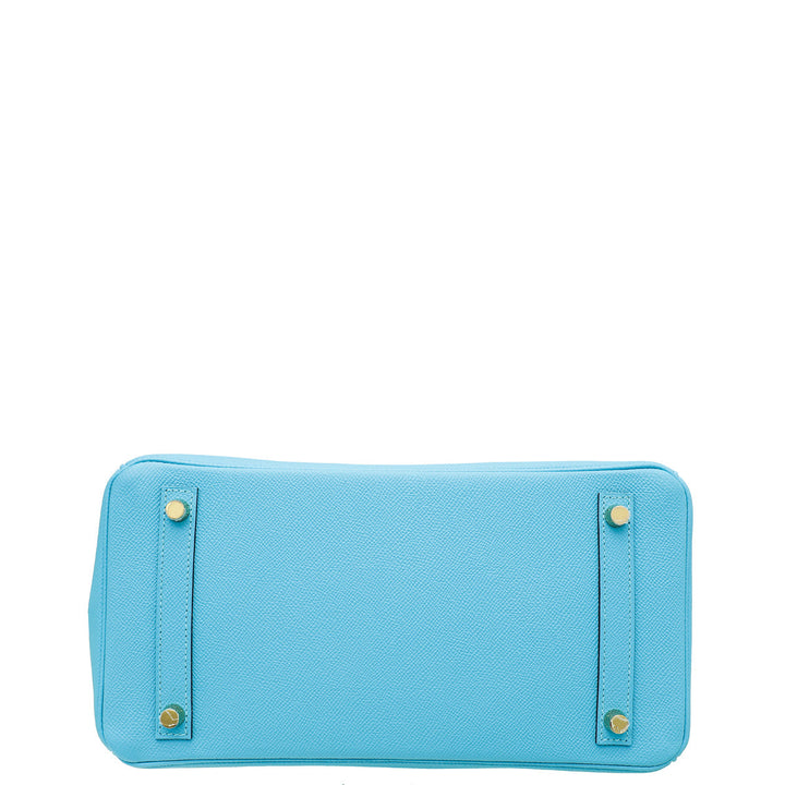 Hermes Bleu Du Nord Birkin 30 Bag