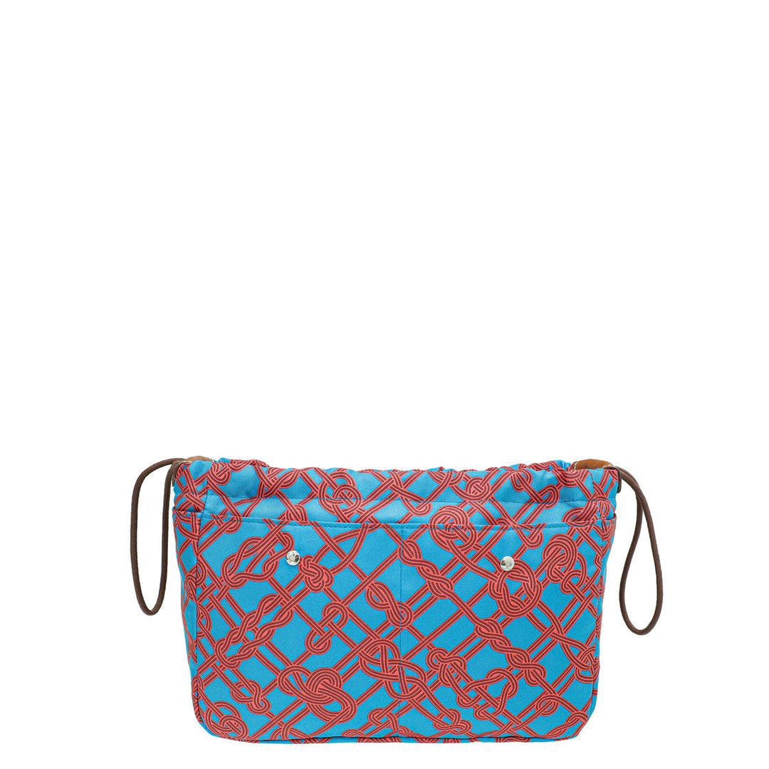 Top quality Hermes Bicolor Fourbi 25 "Noeud Marin" Print Pouch