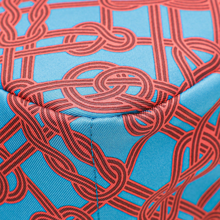 Top quality Hermes Bicolor Fourbi 25 "Noeud Marin" Print Pouch