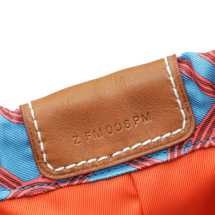Top quality Hermes Bicolor Fourbi 25 "Noeud Marin" Print Pouch