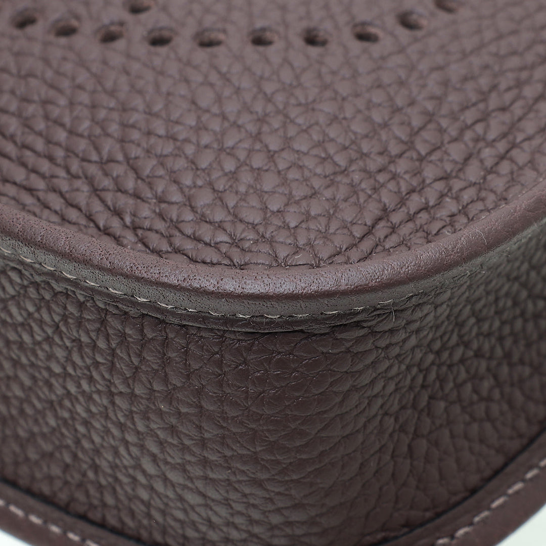 Top quality Hermes Bordeaux Evelyne TPM Bag