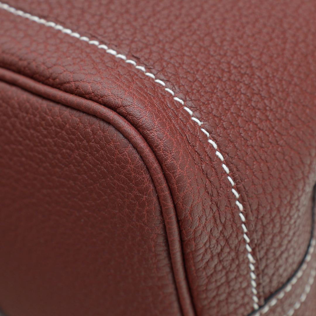 Hermes Rouge H Garden Party 30 Bag