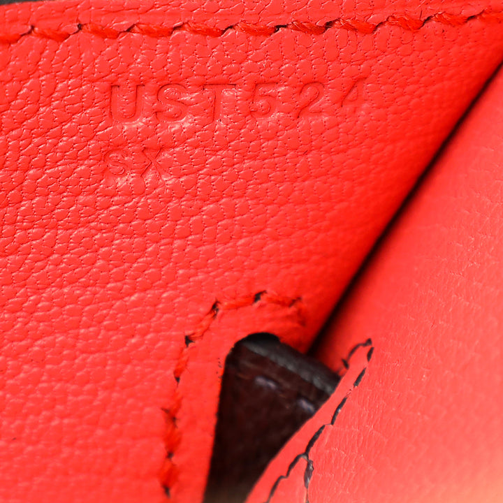 Hermes Tricolor Casaque Sellier Birkin 30 Bag