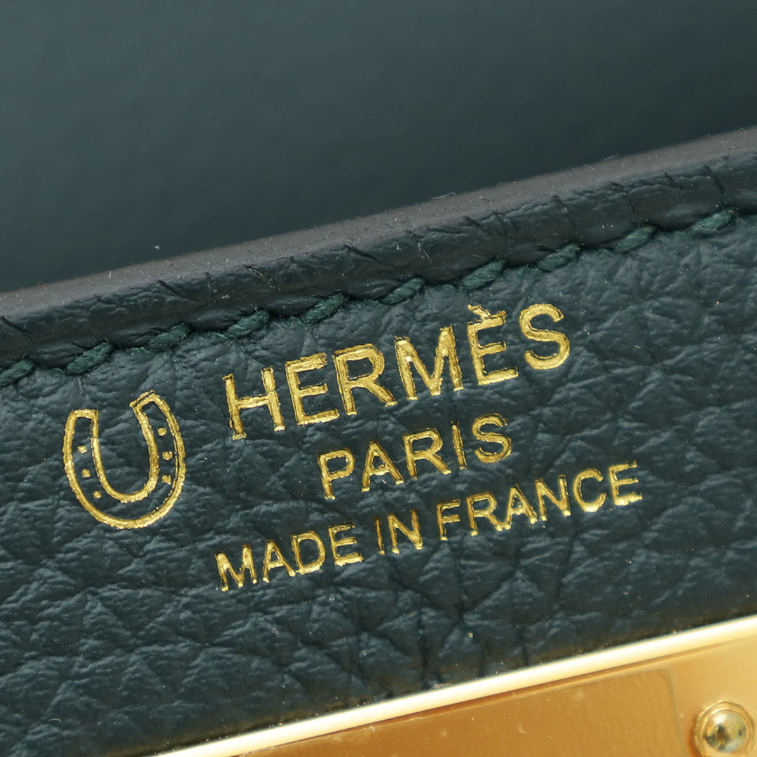 Hermes Bicolor Horseshoe Stamped Retourne Kelly 28 Bag