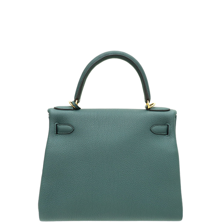Hermes Bicolor Horseshoe Stamped Retourne Kelly 28 Bag