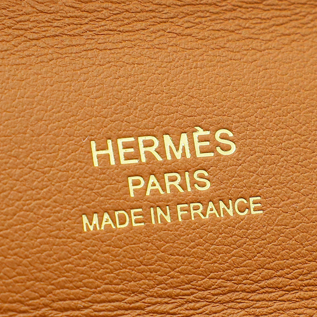 Hermes Gold 24/24 21 Evercolor Bag