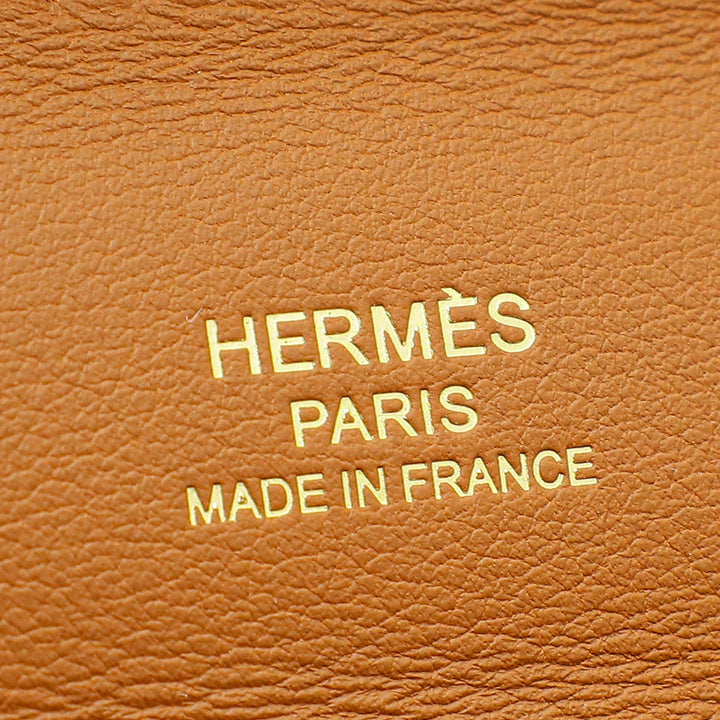 Hermes Gold 24/24 21 Evercolor Bag