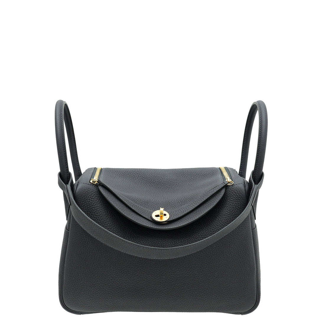Hermes Bleu Nuit Lindy 30 Bag