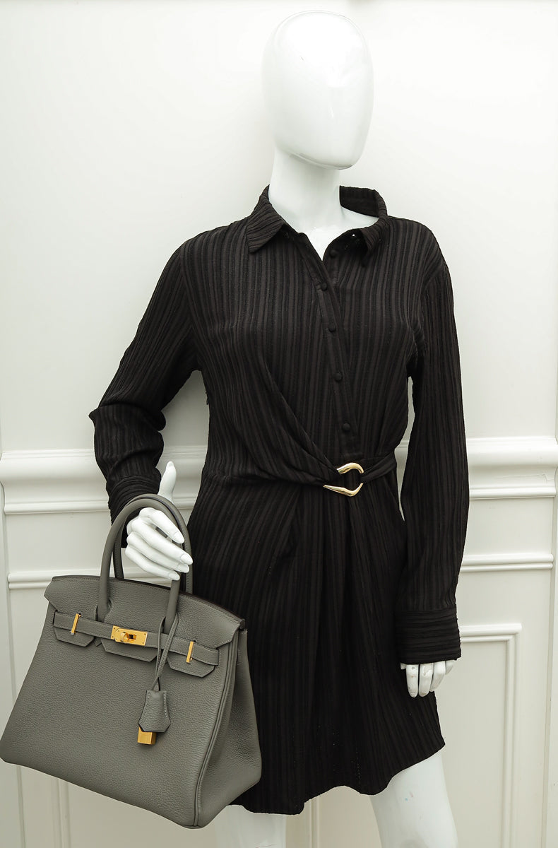 Top quality Hermes Etain Retourne Birkin 30 Bag