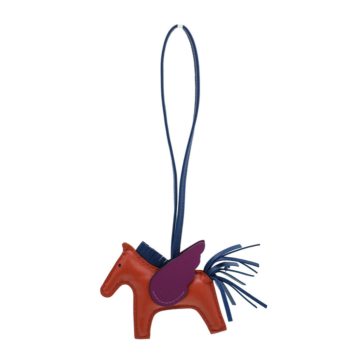 Hermes Tricolor Grigri Rodeo Pegase Horse PM Bag Charm