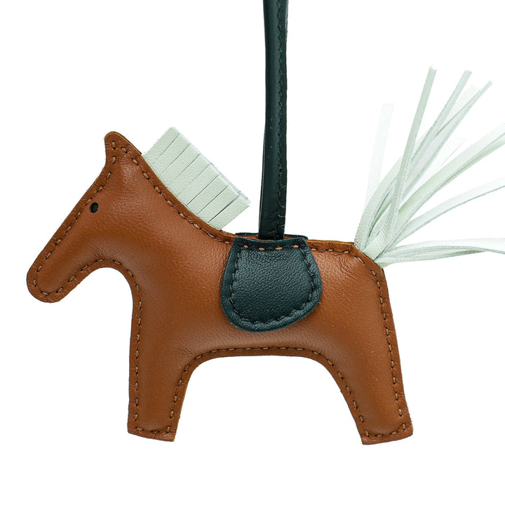 Top quality Hermes Tricolor Rodeo Bag Charm PM