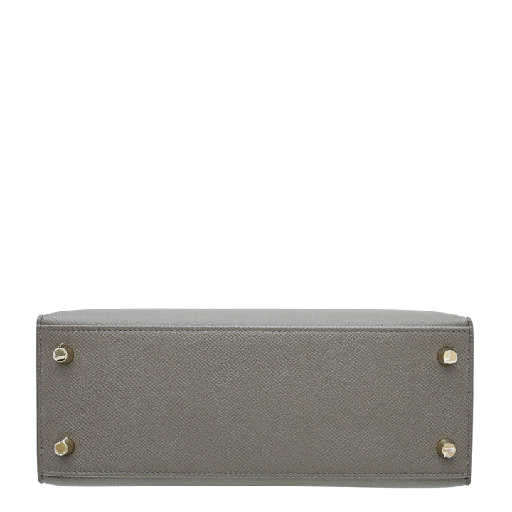 Hermes Gris Etain Kelly 25 Bag