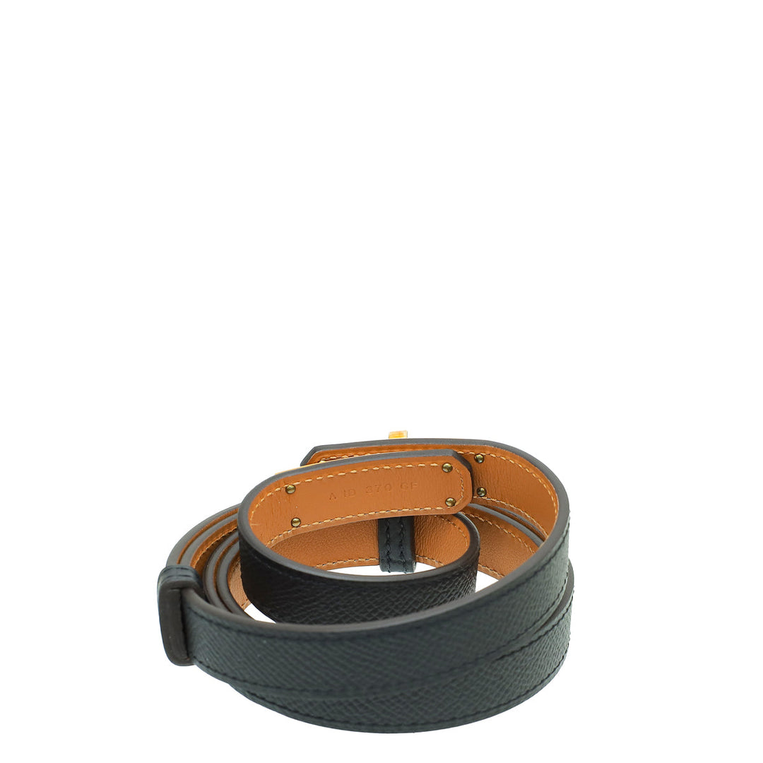 Top quality Hermes Black Kelly 18 Belt