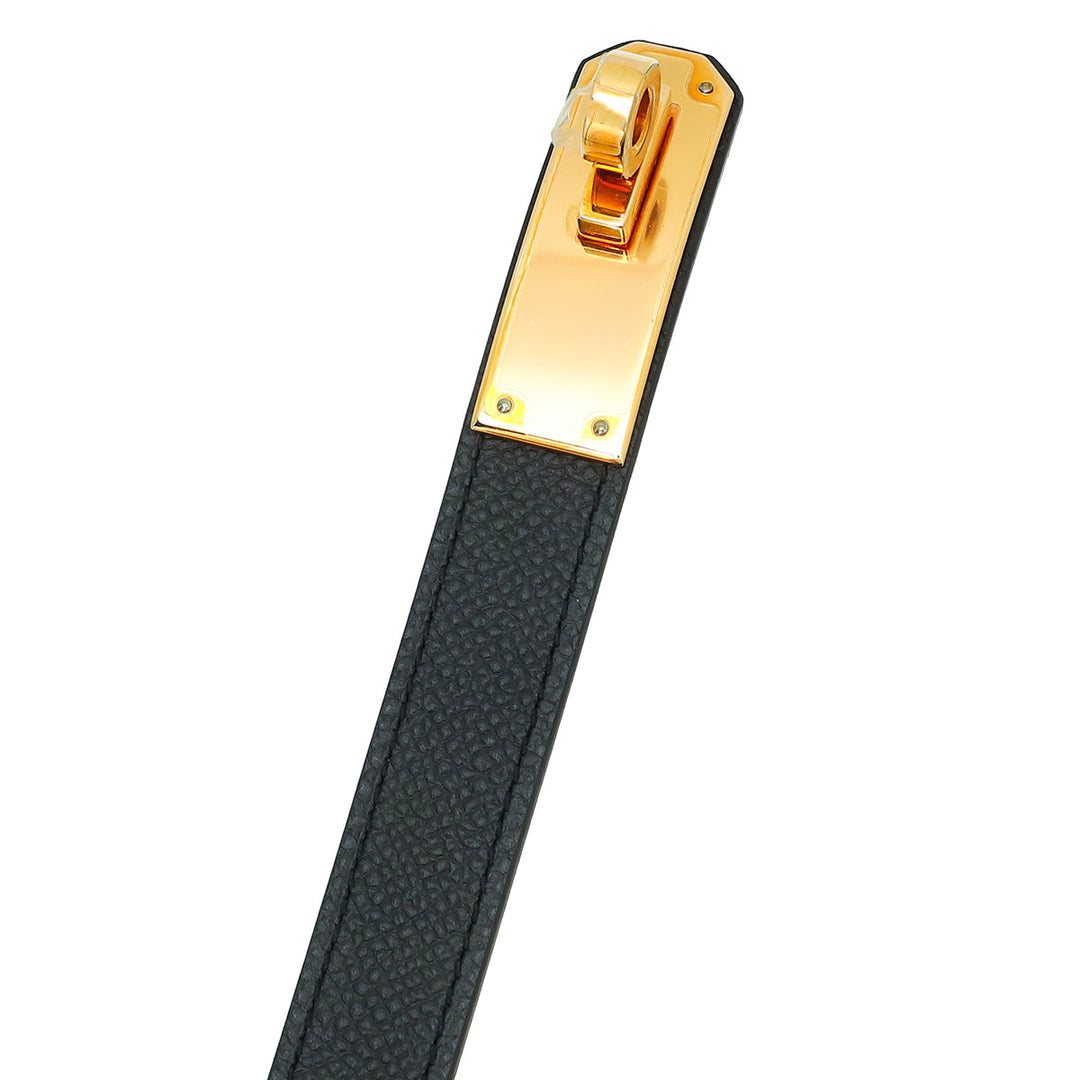 Top quality Hermes Black Kelly 18 Belt