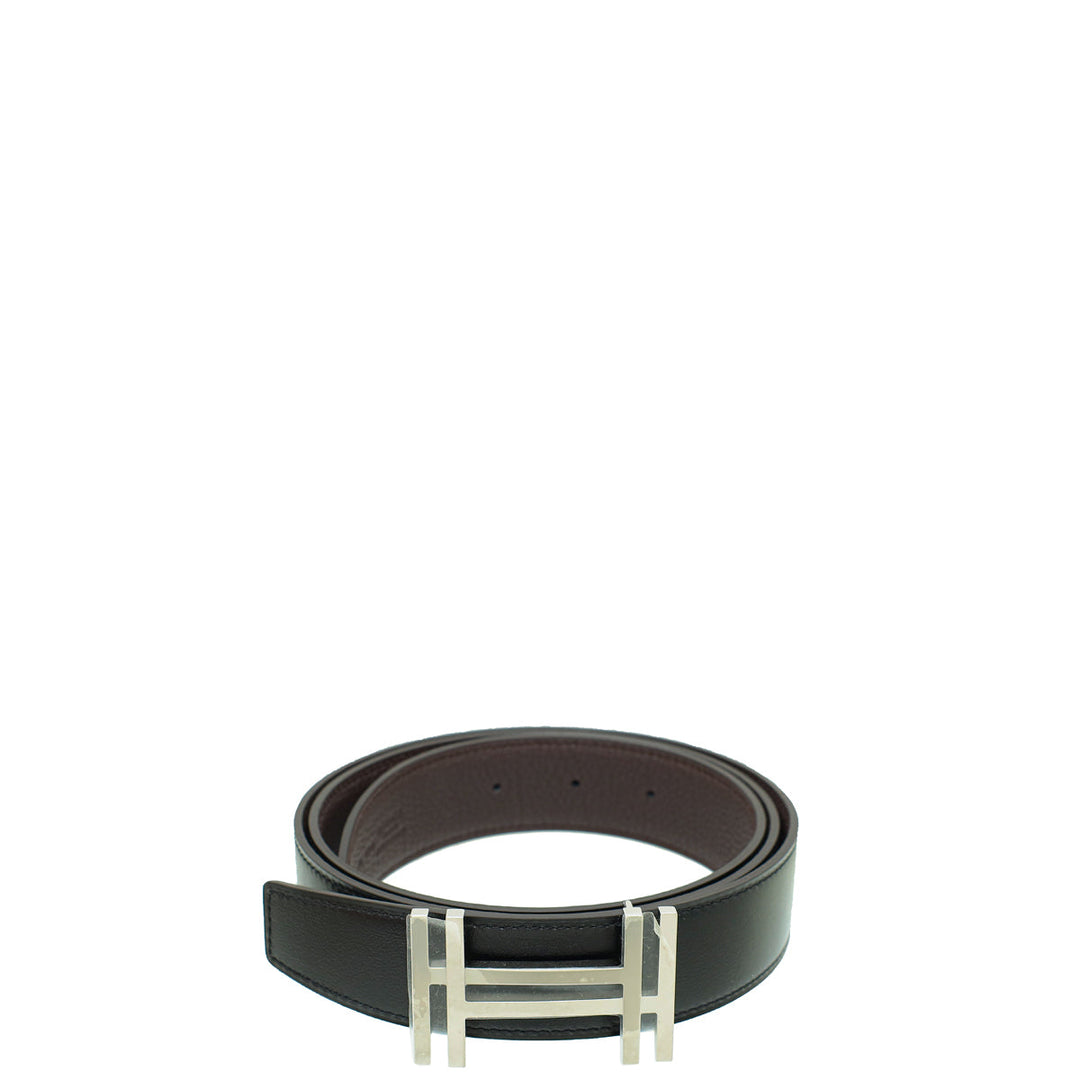 Top quality Hermes Bicolor H Au Carre Buckle Reversible Belt