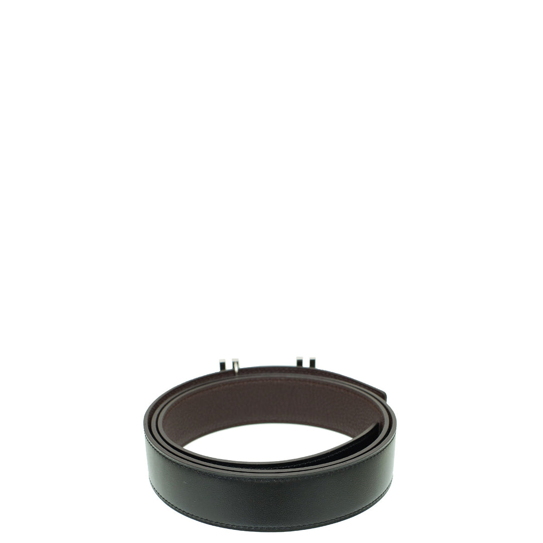 Top quality Hermes Bicolor H Au Carre Buckle Reversible Belt